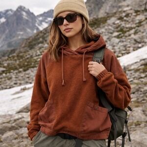 REI Co-op Farlands Hemp Organic Cotton Pullover Hoodie XL Gorpcore Granola Girl